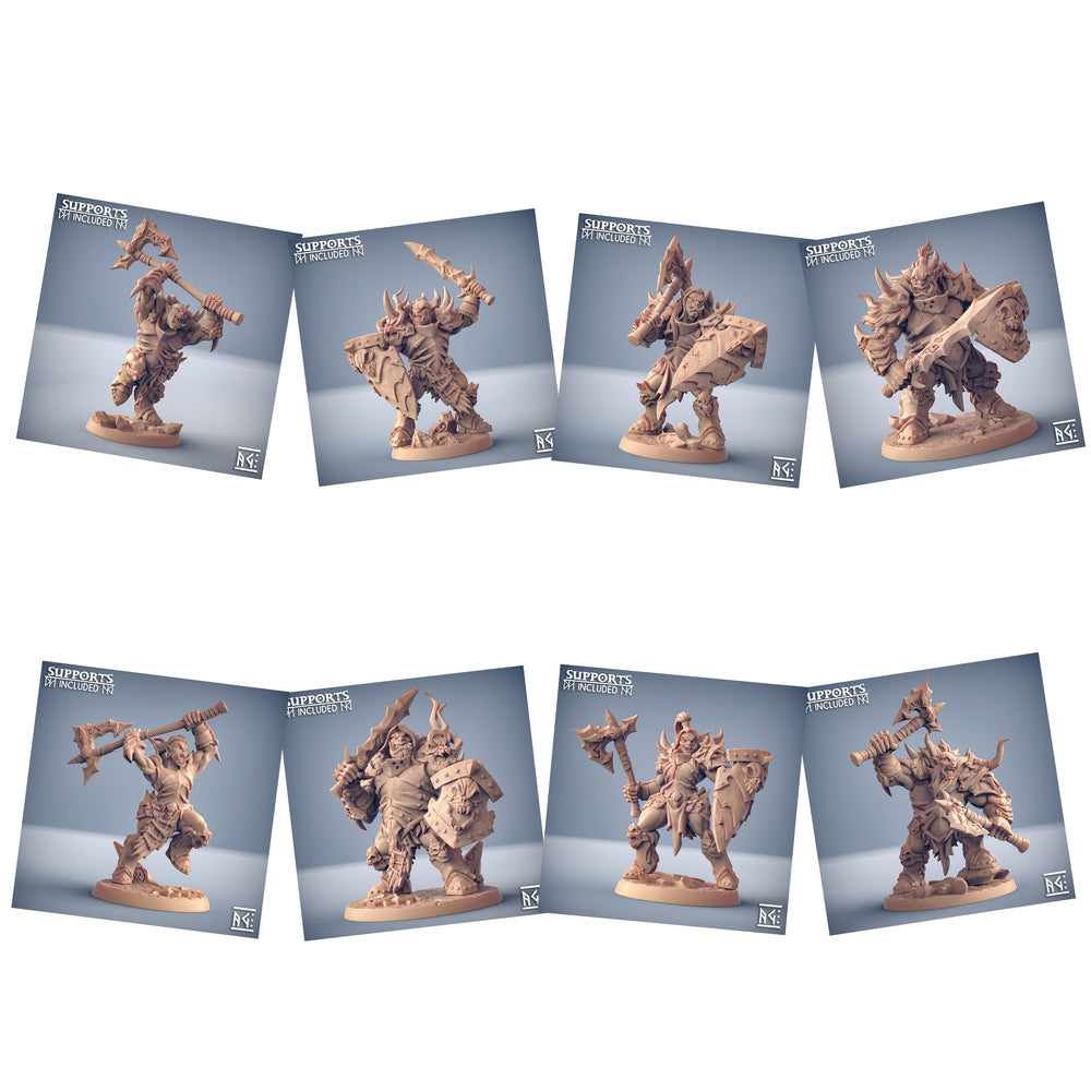 3D Printed Artisan Guild Modular Frostmetal Clan Frostmetal Clan 28mm 32mm (Online Only)