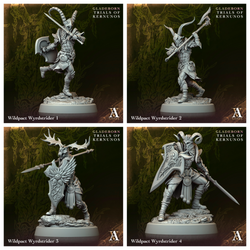 3D Printed Archvillain Games Wildpact Wyrdstrider Gladeborn - Trials of Kernunos 28 32mm D&D (Online Only)