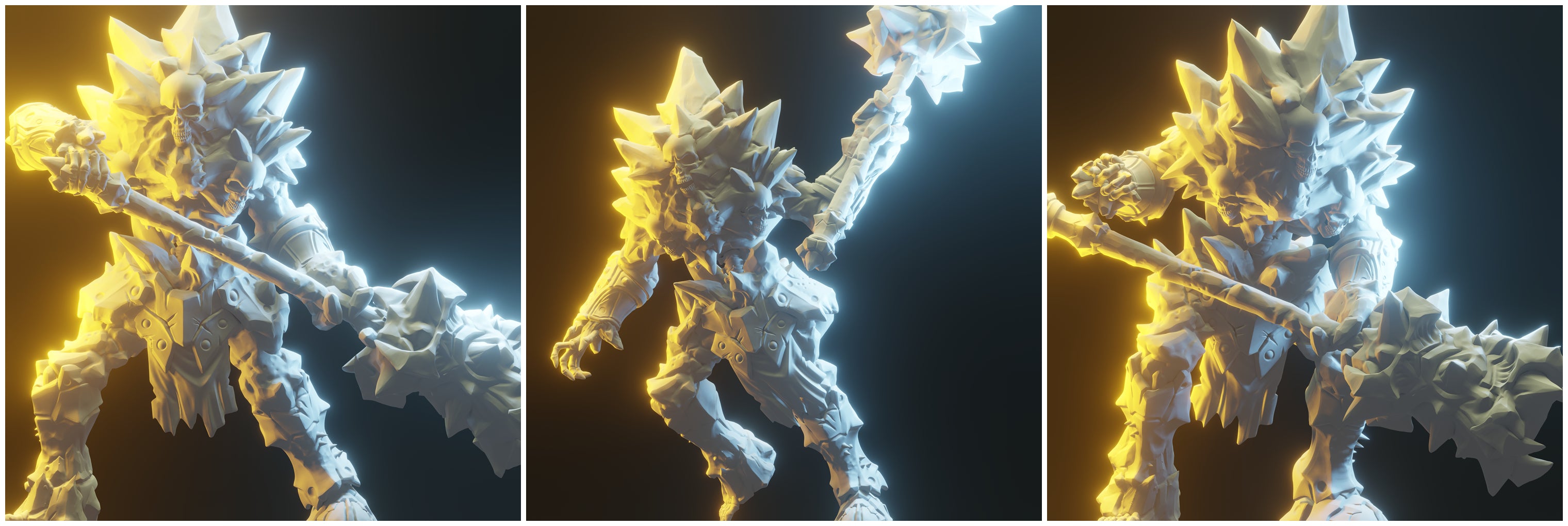 3D Printed Nafarrate Skeletons Army Maul Skeleton Set 28mm 32mm D&D (Online Only)