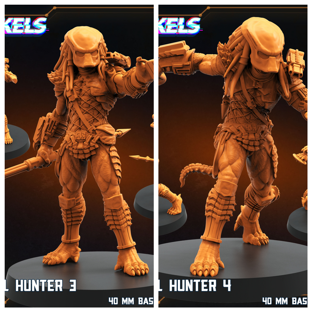 3D Printed Papsikels City Skull Hunter Set SEPTEMBER 2024 SCIFI 28mm 32mm (Online Only)