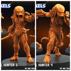 3D Printed Papsikels City Skull Hunter Set SEPTEMBER 2024 SCIFI 28mm 32mm (Online Only)