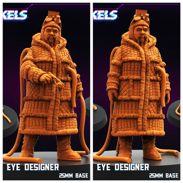 3D Printed Papsikels Replicant Eye Designer Set SEPTEMBER 2024 CYBERPUNK 28mm 32mm (Online Only)