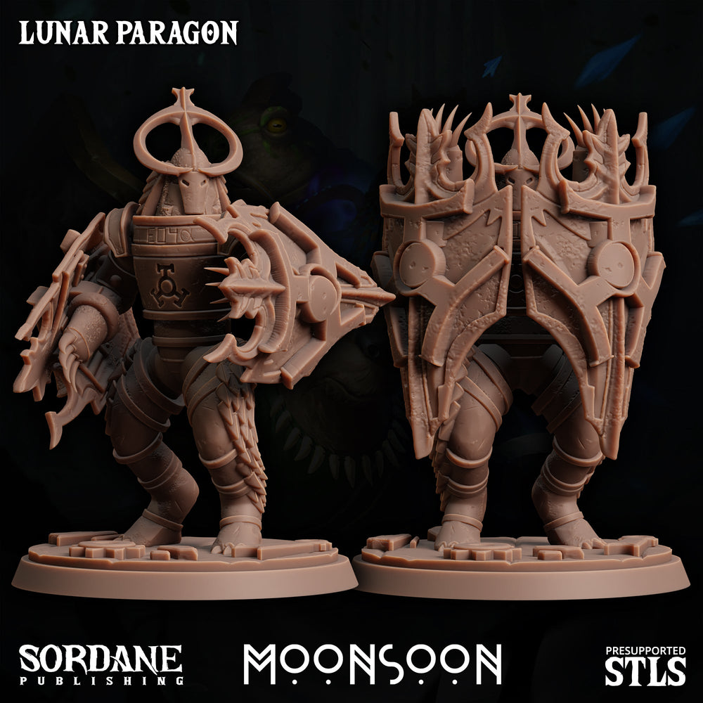 3D Printed Sordane Publishing Lunar Paragon Moonsoon 28 32mm D&D (Online Only)