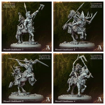 3D Printed Archvillain Games Miranil Gladehunter Gladeborn - Trials of Kernunos 28 32mm D&D (Online Only)