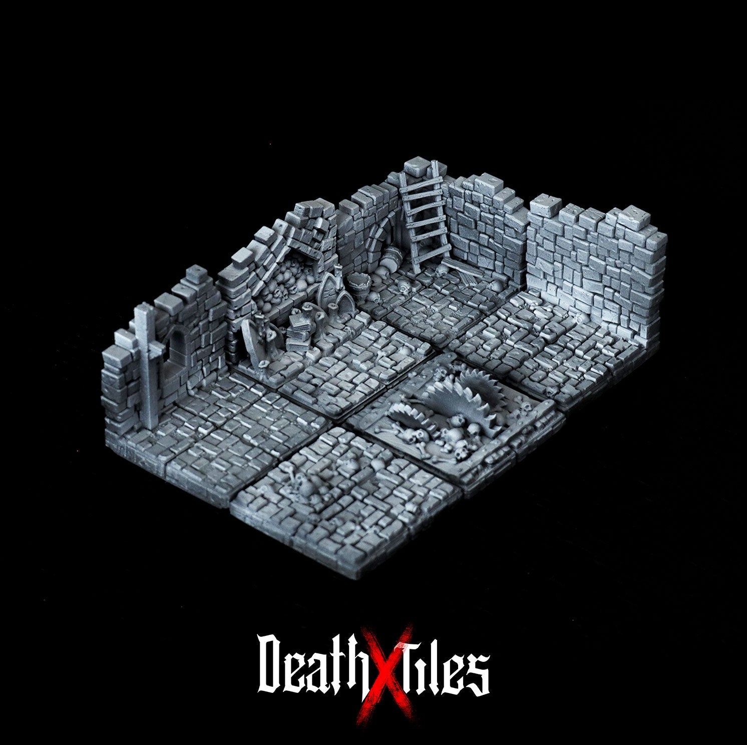 3D Printed Cast n Play Death x Tiles - Dungeon Starter Pack 28mm 32mm D&D (Online Only)