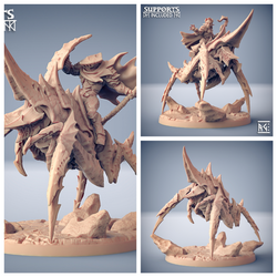 3D Printed Artisan Guild Battle Prawn Zeek Mounted Heroes Scourgeland Survivors 28mm 32mm (Online Only)