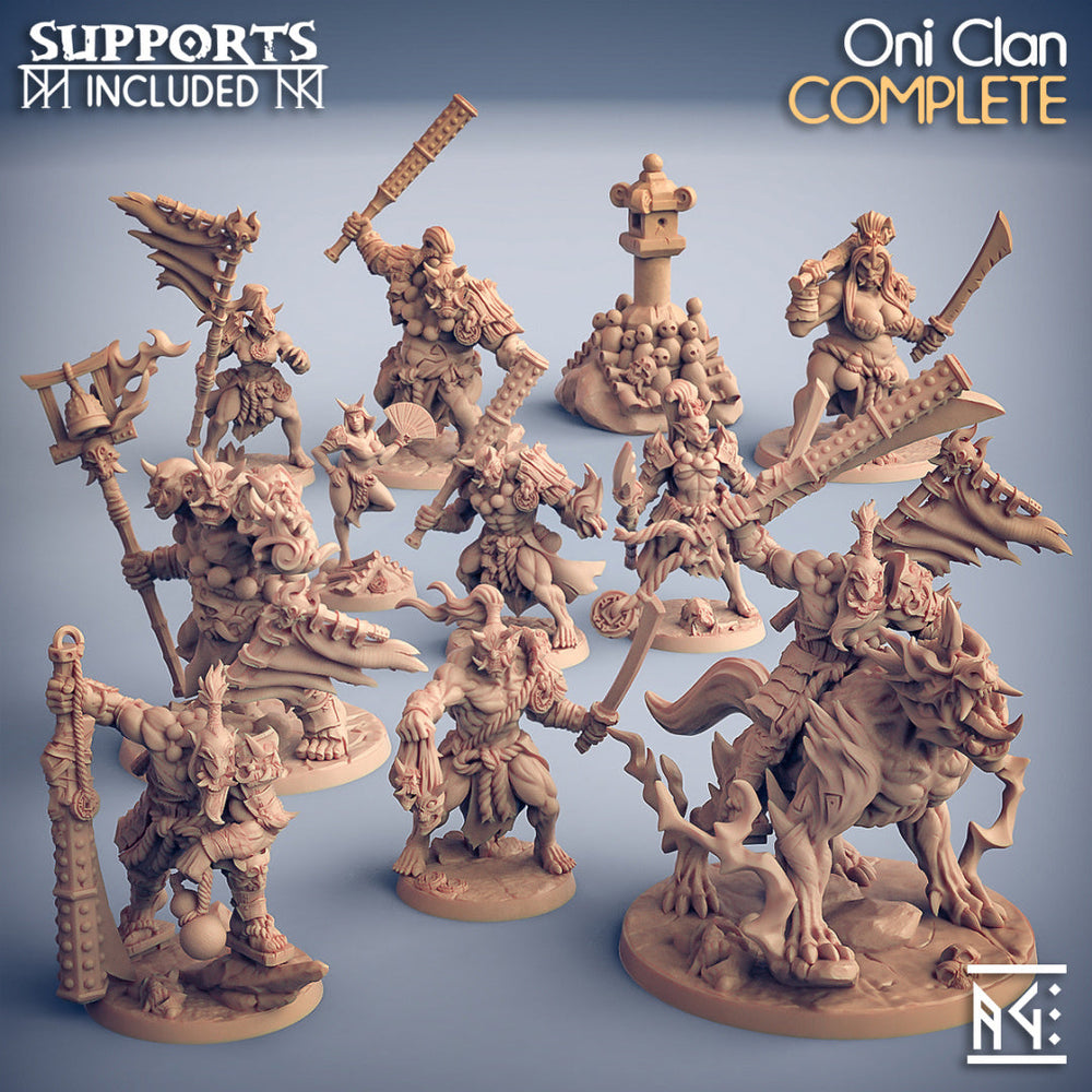 3D Printed Artisan Guild Yoshigruzu on Onibeast Oni Clan 28mm 32mm (Online Only)