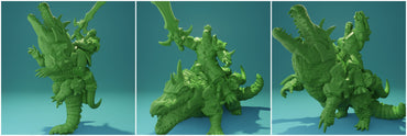 3D Printed Nafarrate Crocodile Rider Orc Set Orcs Army 28 32 mm D&D (Online Only)