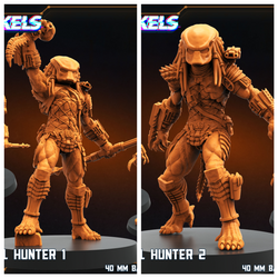 3D Printed Papsikels August 2024 Scifi City Skull Hunter Set28mm 32mm (Online Only)