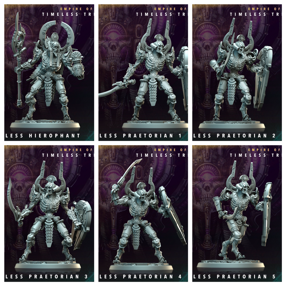 3D Printed Archvillain Games Timeless Hierophant Praetorians Empire of Stars Timeless Trinity 28 32mm D&D (Online Only)