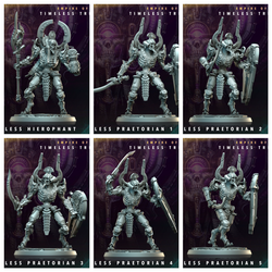 3D Printed Archvillain Games Timeless Hierophant Praetorians Empire of Stars Timeless Trinity 28 32mm D&D (Online Only)