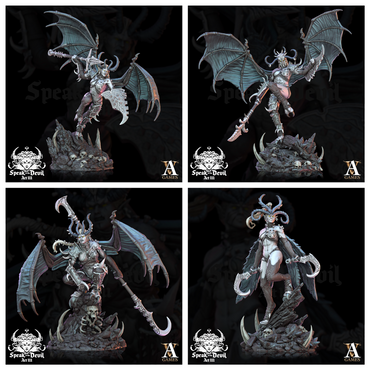 3D Printed Archvillain Games Temptress of Illyravash Set Speak of the Devil Vol. III 28 32mm (Online Only)