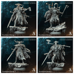 3D Printed Archvillain Games Frostbound Drengr Frostburn Horrors Frozen Echoes 28 32mm D&D (Online Only)