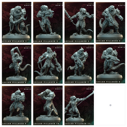 3D Printed Archvillain Games Scaleclad Pillager Scaleclad Huntpack 28 32mm D&D (Online Only)