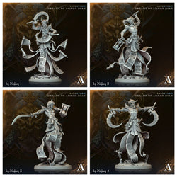 3D Printed Archvillain Games Iq Najaq Sandstorm Dreams of Ammon Diah 28 32mm D&D (Online Only)