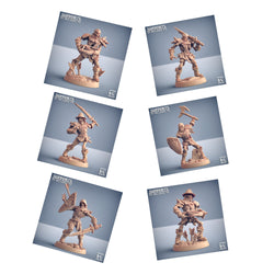 3D Printed Artisan Guild Modular Old Burg Fallen Ones Oldburg Fallen Ones 28mm 32mm (Online Only)