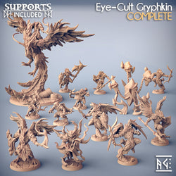 3D Printed Artisan Guild Phoenix Eye Cult Gryphkin 28mm 32mm (Online Only)