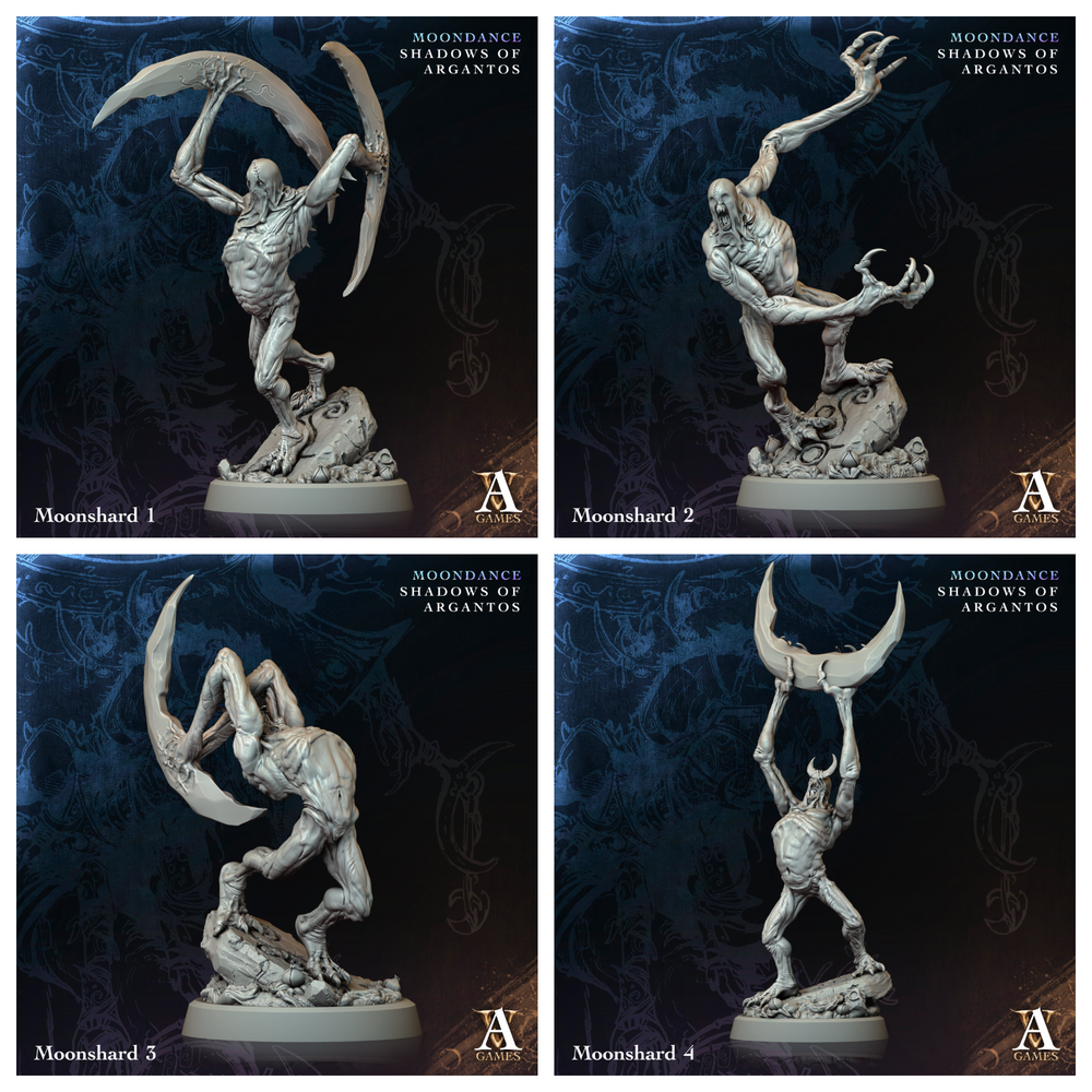 3D Printed Archvillain Games Moonshard Moondance - Shadows of Argantos 28 32mm D&D (Online Only)