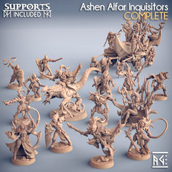 3D Printed Artisan Guild Valykka Bride of Tialevor and Throne Ashen Alfar Inquisitors 28mm 32mm (Online Only)