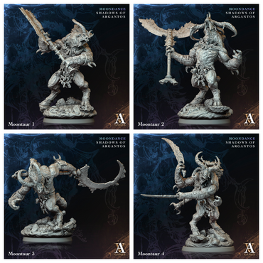 3D Printed Archvillain Games Moontaur Moondance - Shadows of Argantos 28 32mm D&D (Online Only)