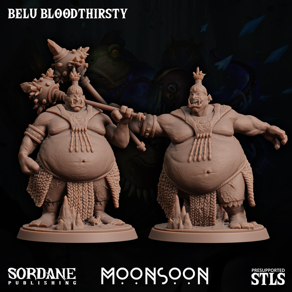 3D Printed Sordane Publishing Belu Bloodthirsty Moonsoon 28 32mm D&D (Online Only)