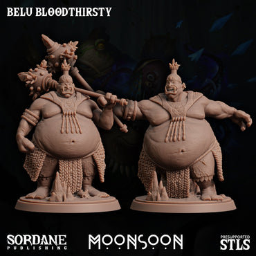 3D Printed Sordane Publishing Belu Bloodthirsty Moonsoon 28 32mm D&D (Online Only)