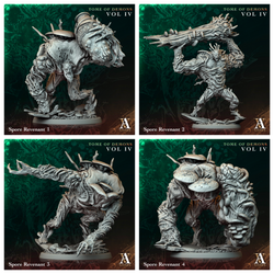 3D Printed Archvillain Games Spore Revenant Tome of Demons Vol IV 28 32mm D&D (Online Only)