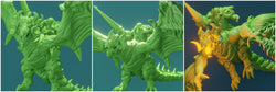 3D Printed Nafarrate Dragon Rider Orc Set Orcs Army 28 32 mm D&D (Online Only)