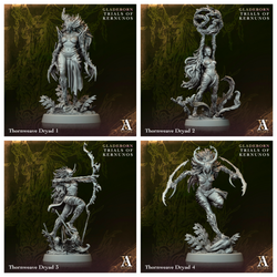 3D Printed Archvillain Games Thornweave Dryad Gladeborn - Trials of Kernunos 28 32mm D&D (Online Only)