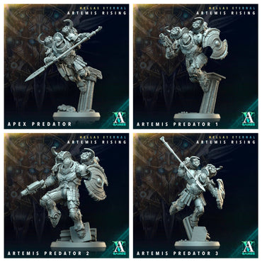 3D Printed Archvillain Games Apex Predator Artemis Predators Hellas Eternal Artemis Rising 28 32mm D&D (Online Only)