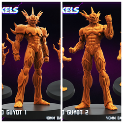 3D Printed Papsikels August 2024 Cyberpunk Papsilord Guyot Set 28mm 32mm (Online Only)