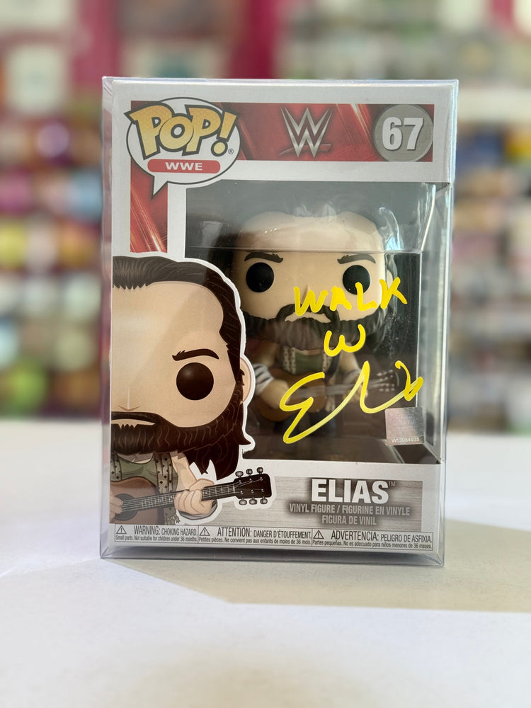 Funko POP! WWE: Elias 67 SIGNED (ONLINE ORDER ONLY)