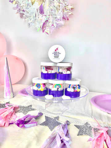 Rainbow Unicorn Play Dough Party Favors for Kids' Birthdays (ONLINE ORDER ONLY)