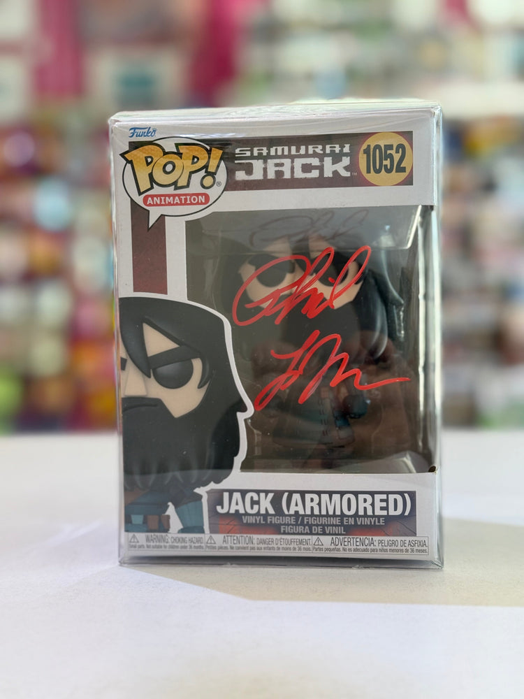 Funko POP! Animation: Samurai Jack - Jack (Armored) 1052 SIGNED by Phil LaMarr (ONLINE ORDER ONLY)