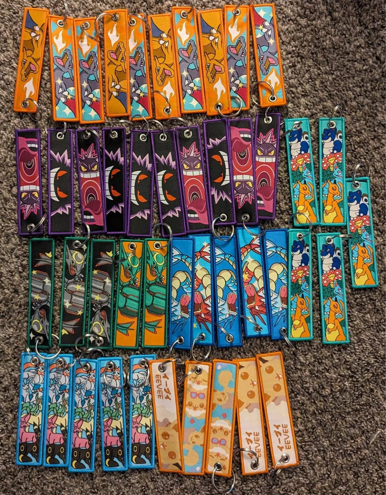 Pokemon Jet Tag Keychains (Online Order Only)