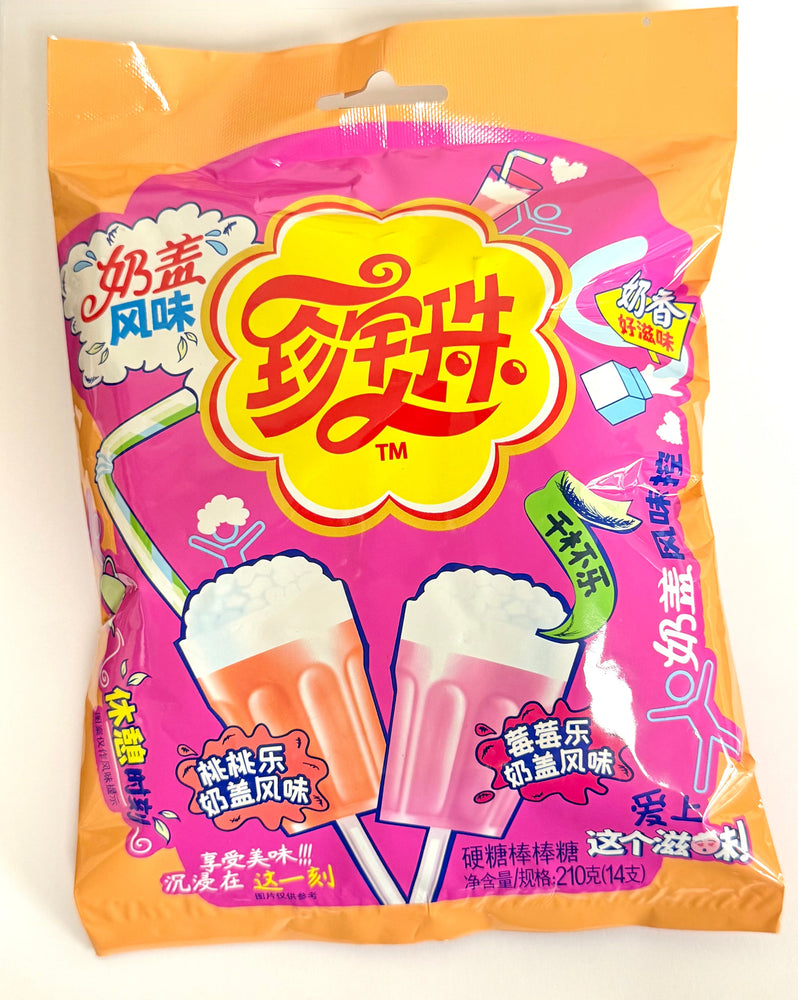 Chupa Chop Strawberry and Peach Milk Flavor (210g) (China) (ONLINE ORDER ONLY)