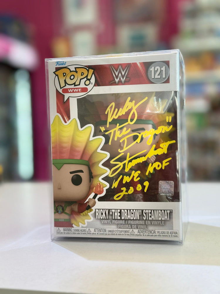 Funko POP! WWE: Ricky “The Dragon” Steamboat 121 SIGNED (ONLINE ORDER ONLY)
