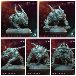 3D Printed Archvillain Games Demonstar The Breach - Helljaw Hound 28mm 32mm D&D (Online Only)