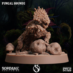 3D Printed Sordane Publishing Fungal Hound 28 32mm D&D (Online Only)