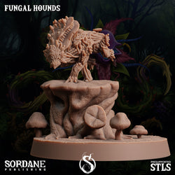 3D Printed Sordane Publishing Fungal Hound 28 32mm D&D (Online Only)