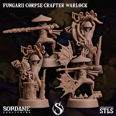 3D Printed Sordane Publishing Fungarii Corpse Crafter Warlock Monster Mayhem II 28 32mm D&D (Online Only)