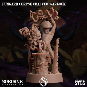 3D Printed Sordane Publishing Fungarii Corpse Crafter Warlock Monster Mayhem II 28 32mm D&D (Online Only)