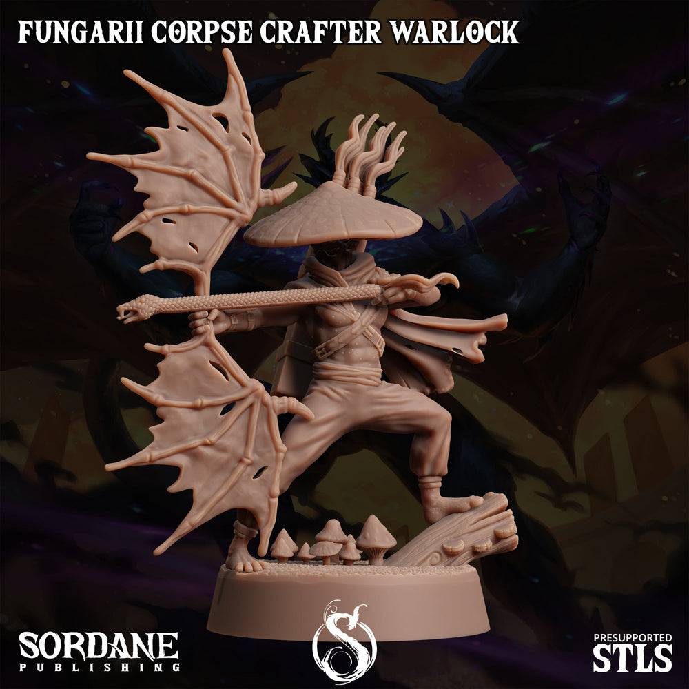 3D Printed Sordane Publishing Fungarii Corpse Crafter Warlock Monster Mayhem II 28 32mm D&D (Online Only)