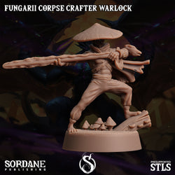 3D Printed Sordane Publishing Fungarii Corpse Crafter Warlock Monster Mayhem II 28 32mm D&D (Online Only)