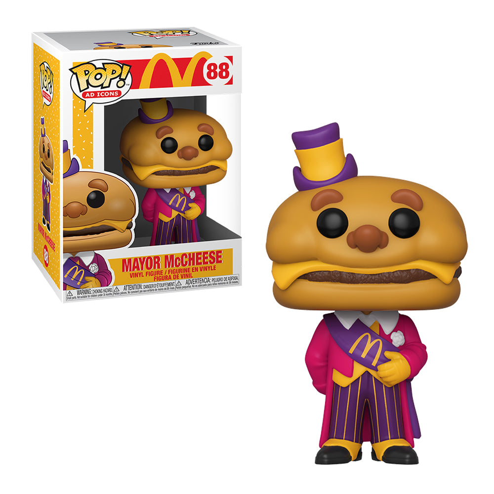 Funko POP! Ad Icons: McDonald's - Mayor McCheese Vinyl Figure #88 (ONLINE ORDER ONLY)
