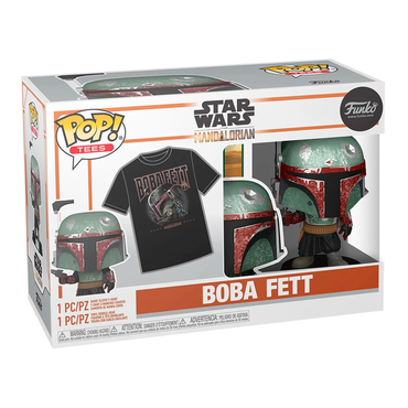[PRE-ORDER] Funko POP! Tee: The Mandalorian - Boba Fett Boxed Tee (ONLINE ORDER ONLY)