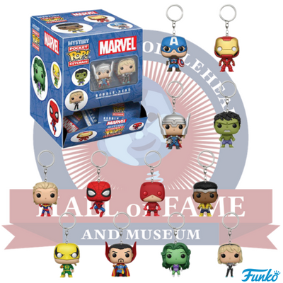 Pop Marvel Mystery Keychain Bobbleheads (ONLINE ORDER ONLY)