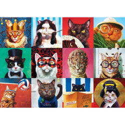 Funny Cats 1000 Piece Jigsaw Puzzle Eurographics (ONLINE ORDER ONLY)