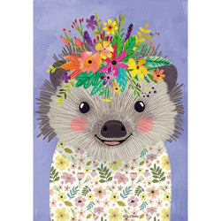 Funny Hedgehog Floral Friends 500 Piece Jigsaw Puzzle Heye (ONLINE ORDER ONLY)