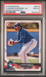 2018 BOWMAN PAPER PROSPECTS VLADIMIR GUERRERO JR. #BP150 - PSA 10 (Online Order Only)